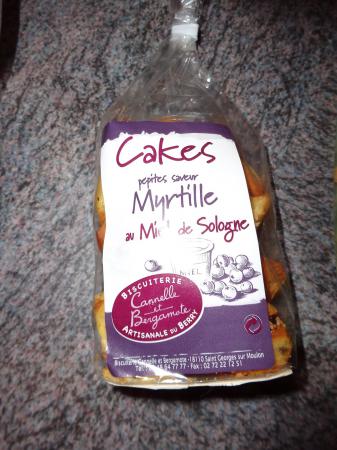 mini cakes myrtille